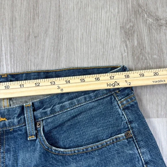 Polo Jeans Ralph Lauren VTG Men's Cotton Denim Blue Jeans Flag Banner 36x32 - Picture 6 of 13